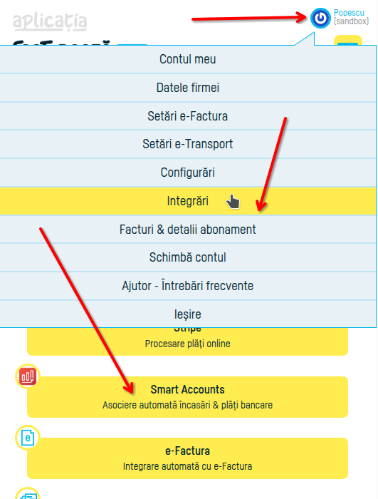 Cum conectezi o bancă pentru asocierea tranzacțiilor - pasul 1