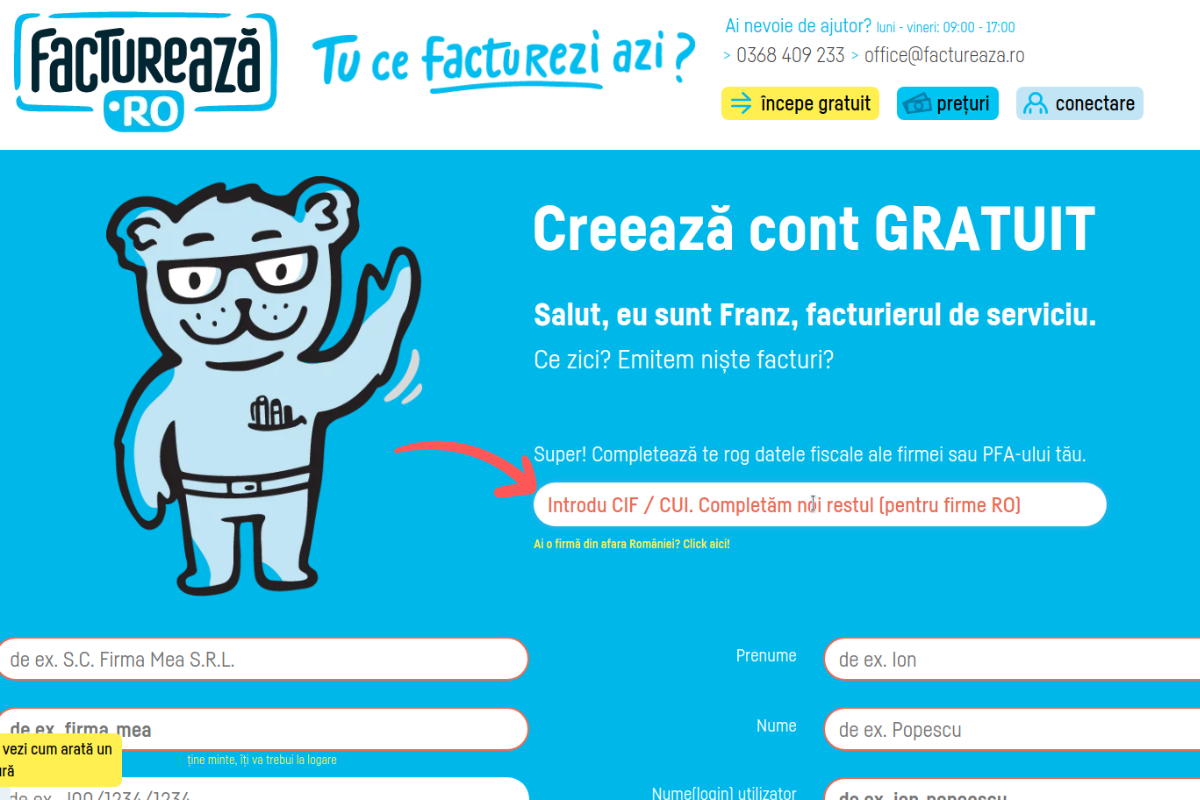 Cum generezi și transmiți e-Factura în SPV ANAF - pasul 1