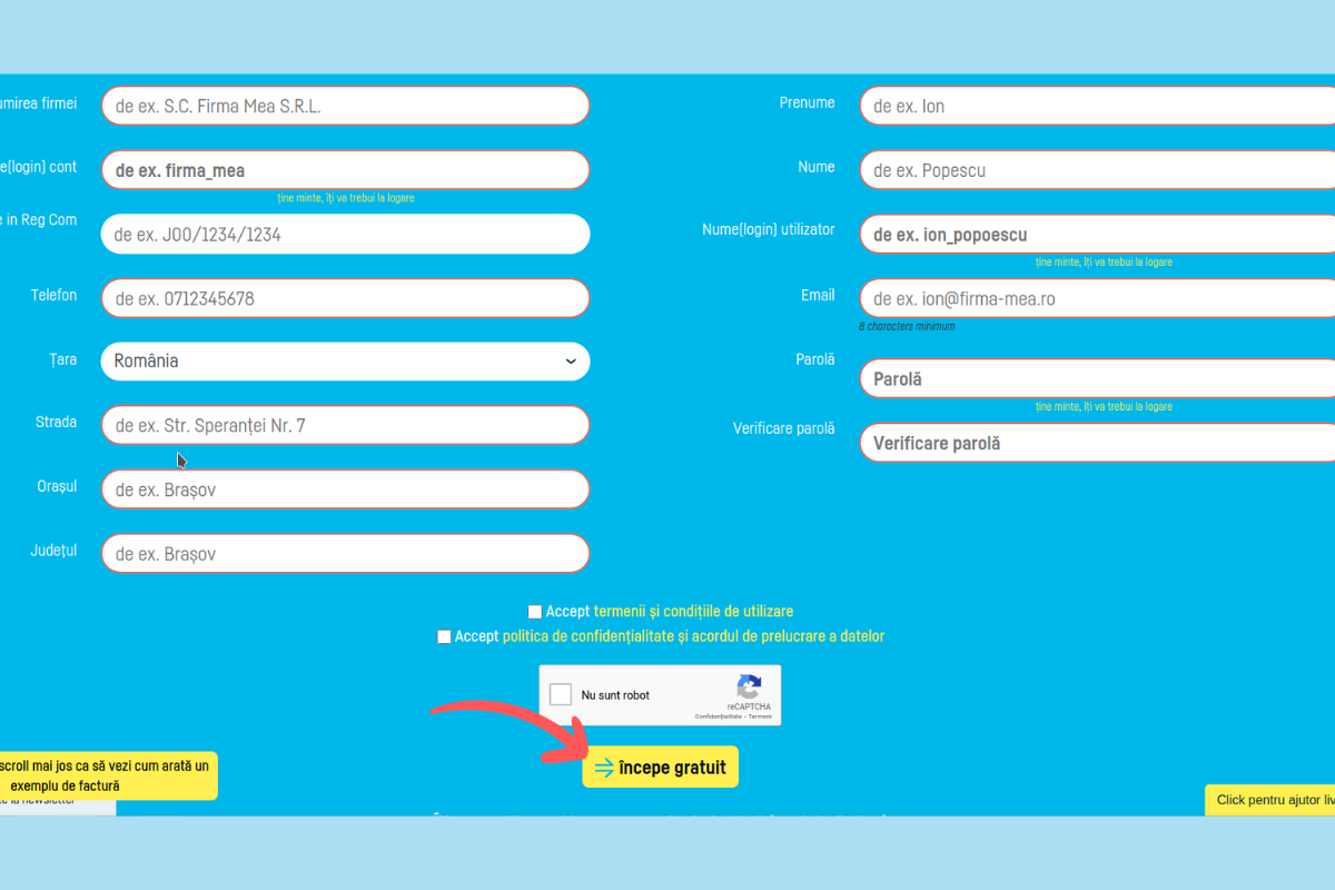 Cum generezi și transmiți e-Factura în SPV ANAF - pasul 2