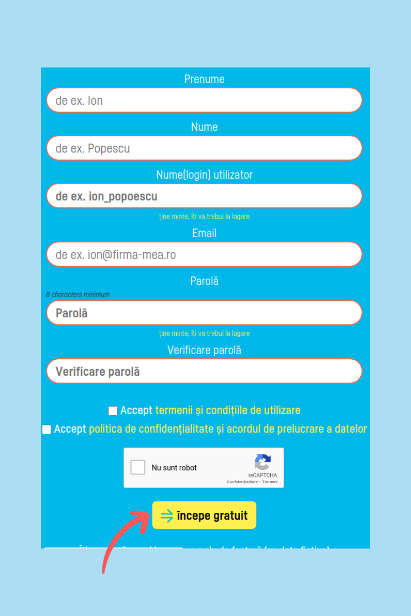 Cum generezi și transmiți e-Factura în SPV ANAF - pasul 2